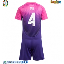 Maglie da calcio Germania Jonathan Tah #4 Seconda Maglia Bambino Europei 2024 Manica Corta (+ Pantaloni corti)